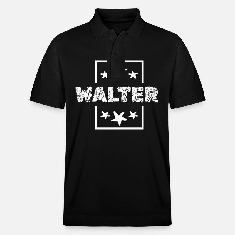 Walter - Stanley/Stella Unisex Bio-Poloshirt PREPSTER - Schwarz