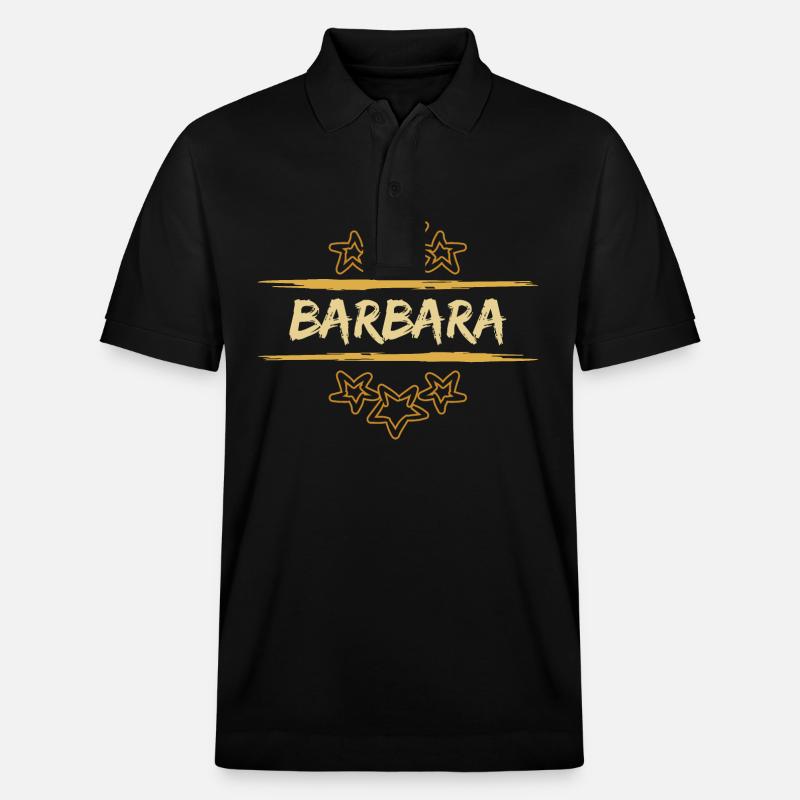 Barbara Barbara - Polo PREPSTER bio Stanley/Stella Unisexe - noir