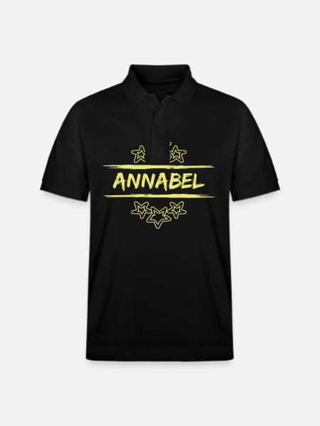 Annabel Annabel - Stanley/Stella Unisex Bio-Poloshirt PREPSTER - Schwarz