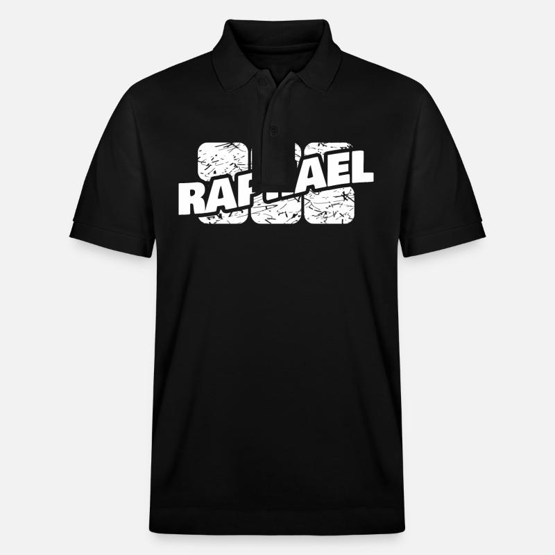 Gift for Raphael - Stanley/Stella Unisex Organic Polo Shirt PREPSTER - black