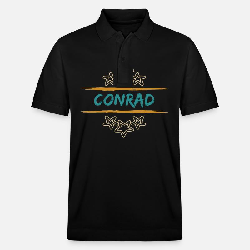 Conrad Conrad - Polo PREPSTER bio Stanley/Stella Unisexe - noir