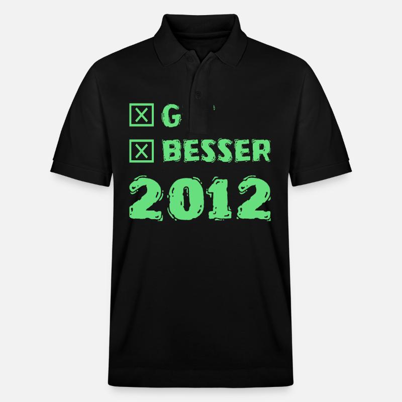 Mieux 2012 - Polo PREPSTER bio Stanley/Stella Unisexe - noir