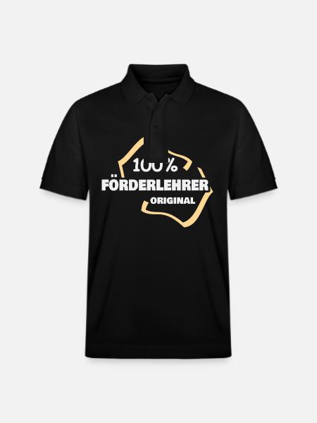 Occupation: Special Needs Teacher - Stanley/Stella Unisex Organic Polo Shirt PREPSTER - black