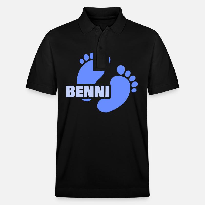 Benni - Polo PREPSTER bio Stanley/Stella Unisexe - noir