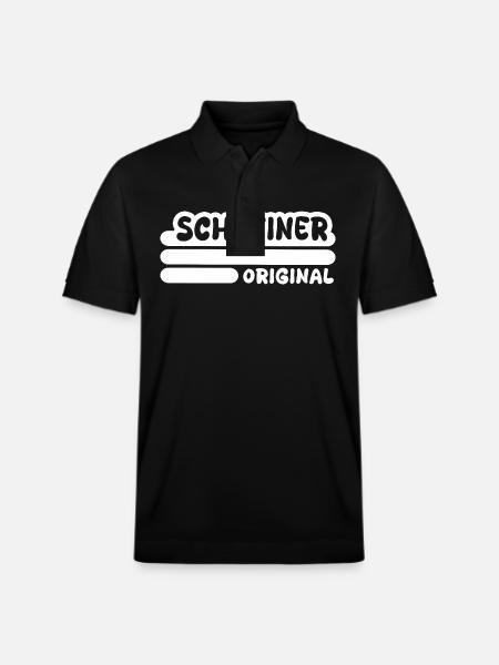 Occupation Carpenter - Stanley/Stella Unisex Organic Polo Shirt PREPSTER - black