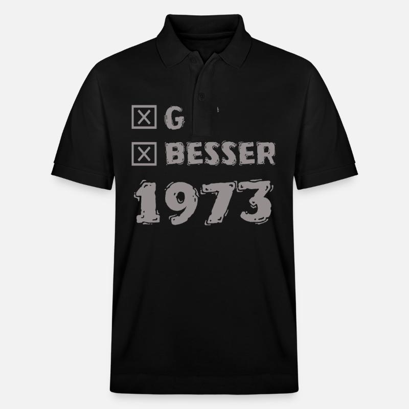 1973 - Polo PREPSTER bio Stanley/Stella Unisexe - noir