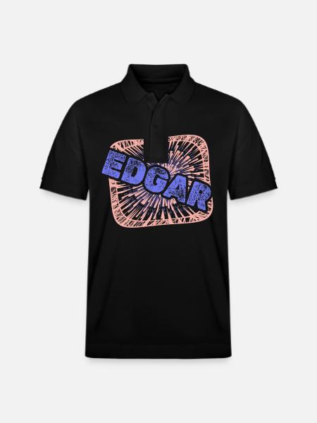 Edgar - Stanley/Stella Unisex Organic Polo Shirt PREPSTER - black