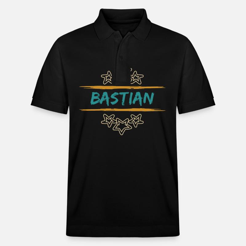 Bastian Bastian - Polo PREPSTER bio Stanley/Stella Unisexe - noir
