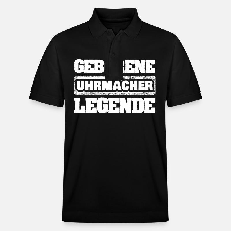 Horloger - Polo PREPSTER bio Stanley/Stella Unisexe - noir