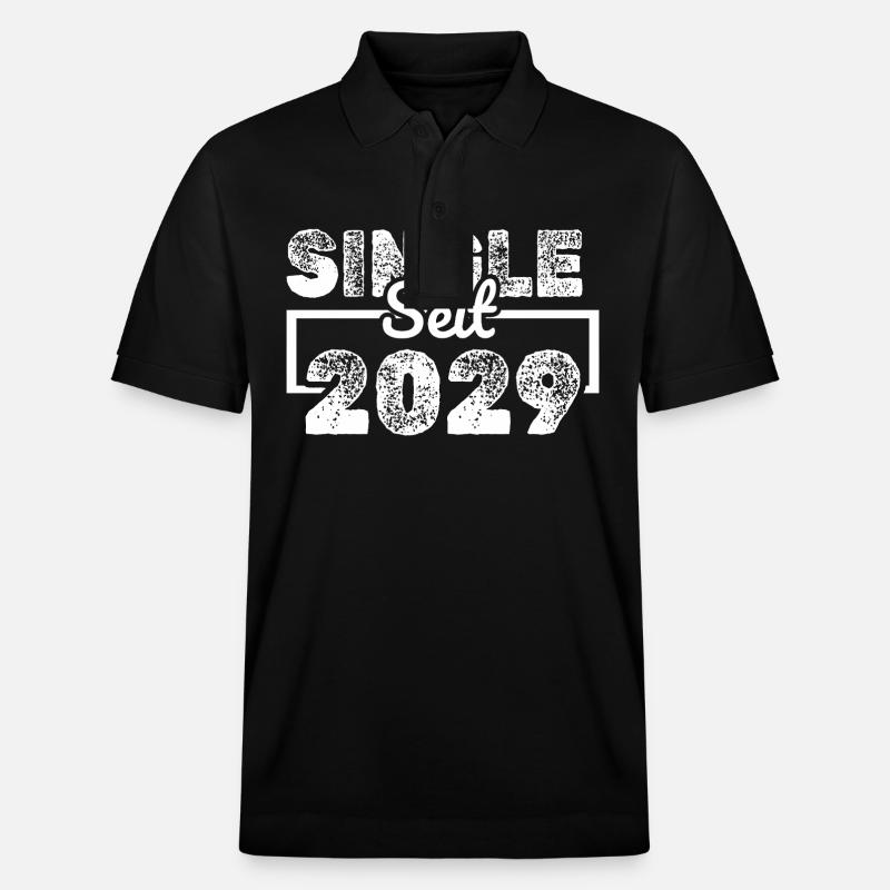 Célibataire 2029 - Polo PREPSTER bio Stanley/Stella Unisexe - noir