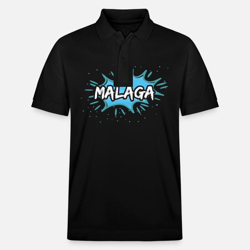 Malaga - Polo PREPSTER bio Stanley/Stella Unisexe - noir