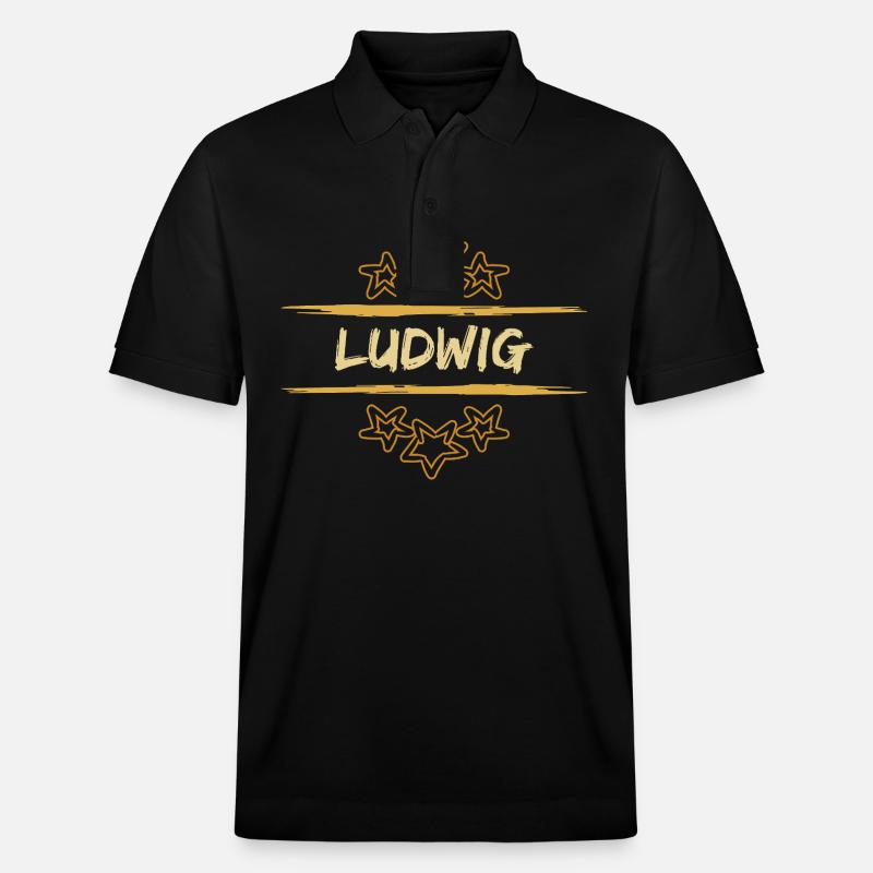 Ludwig Ludwig - Stanley/Stella Unisex Bio-Poloshirt PREPSTER - Schwarz