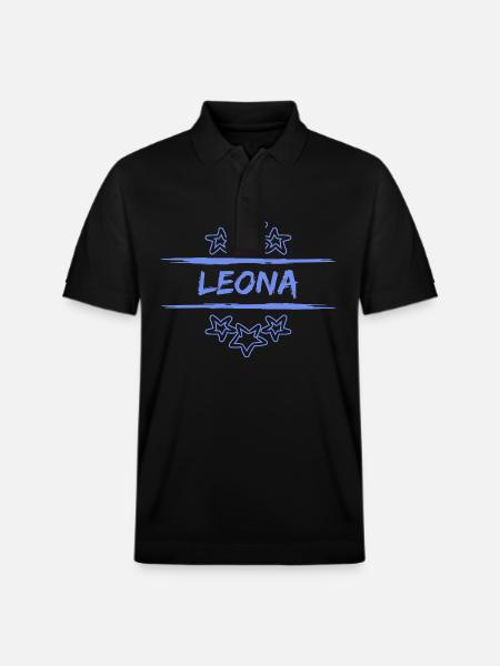 Leona - Stanley/Stella Unisex Organic Polo Shirt PREPSTER - black