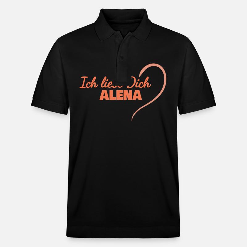 LiebeDich Alena - Stanley/Stella Unisex Bio-Poloshirt PREPSTER - Schwarz