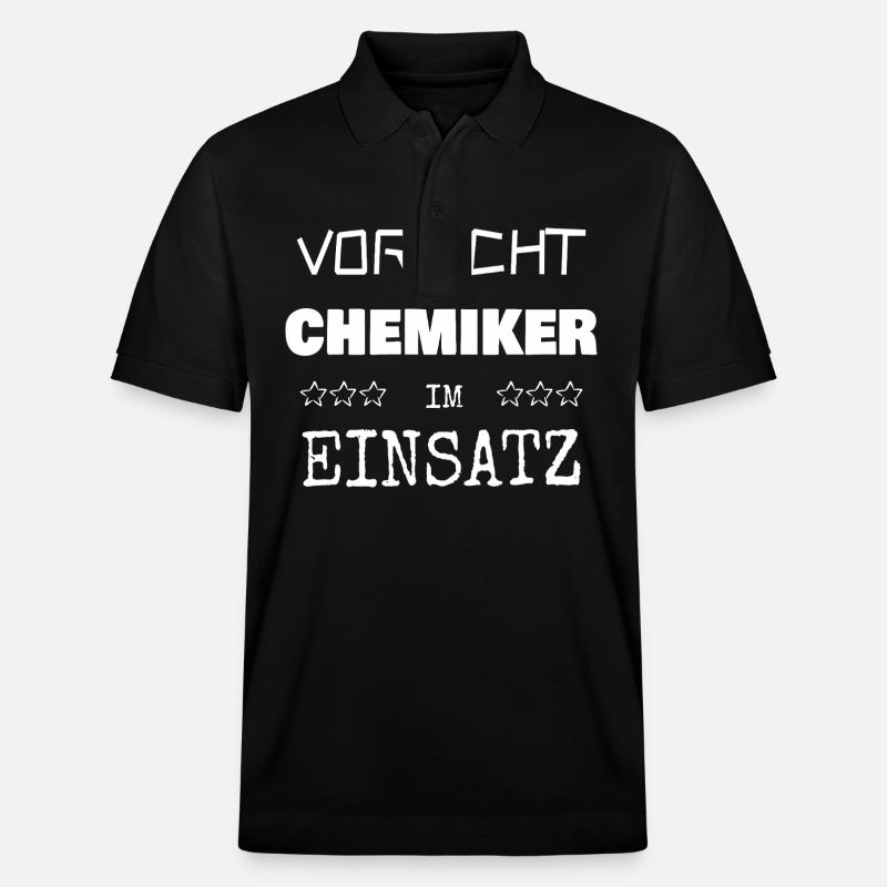 Chimiste - Polo PREPSTER bio Stanley/Stella Unisexe - noir