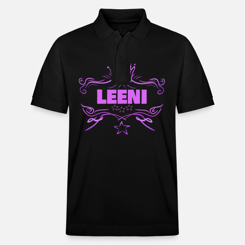 Leeni - Polo PREPSTER bio Stanley/Stella Unisexe - noir