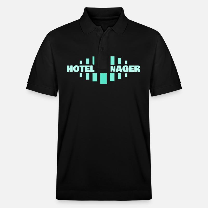 Métier de directeur d’hôtel - Polo PREPSTER bio Stanley/Stella Unisexe - noir