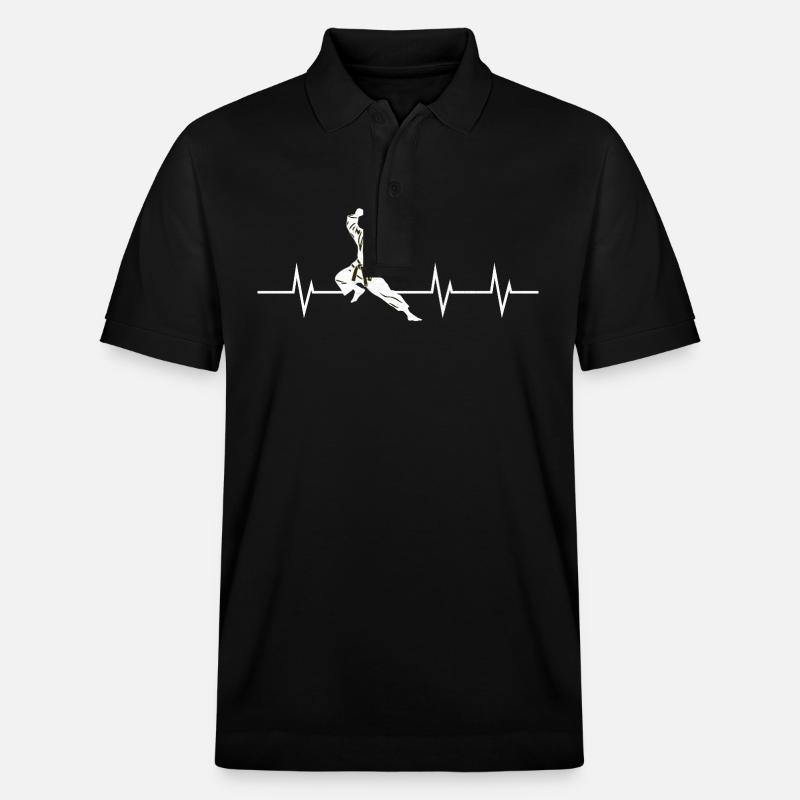 Martial Heartbeat - Stanley/Stella Unisex Bio-Poloshirt PREPSTER - Schwarz