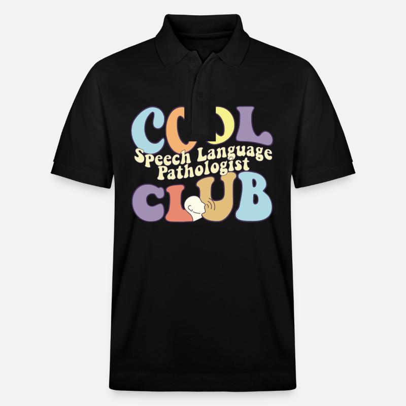 Cool Speech Language Pathologist Club SLP - Polo ecologica unisex PREPSTER di Stanley/Stella - nero