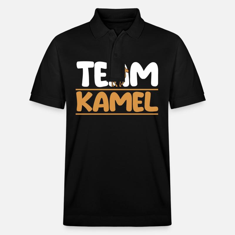 Kamel - Stanley/Stella Unisex Bio-Poloshirt PREPSTER - Schwarz