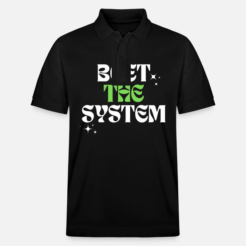 Betterave le système - Polo PREPSTER bio Stanley/Stella Unisexe - noir