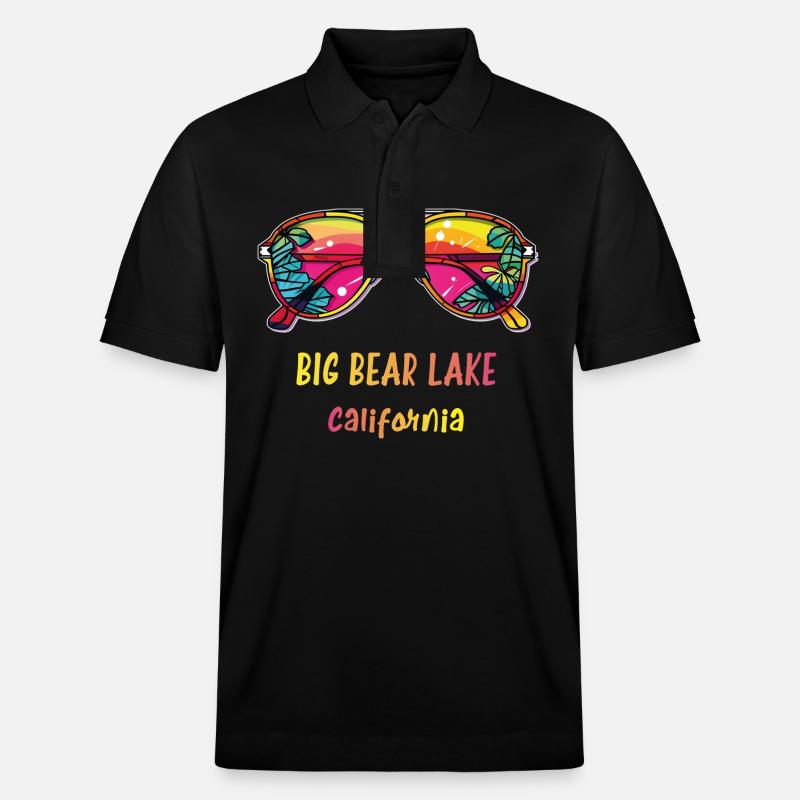 BIG BEAR LAKE - Stanley/Stella Unisex Bio-Poloshirt PREPSTER - Schwarz