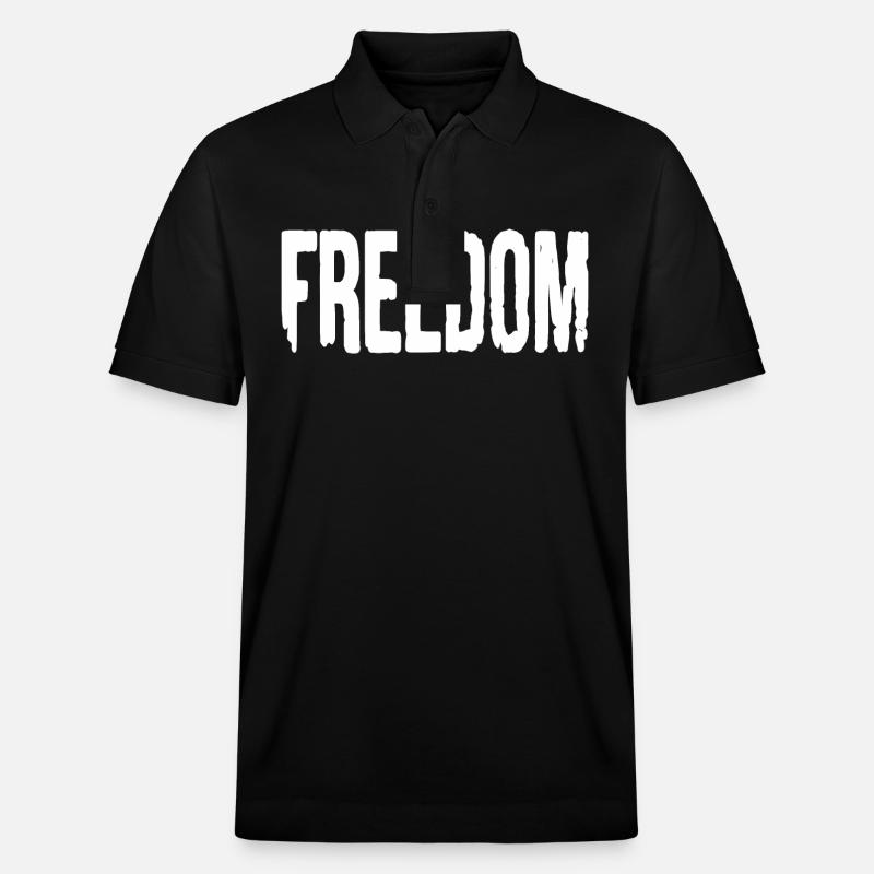 Freedom - Stanley/Stella Unisex Bio-Poloshirt PREPSTER - Schwarz