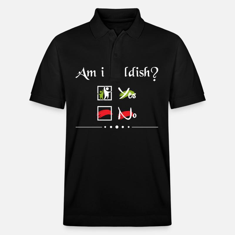 Bin ich kindisch? - Stanley/Stella Unisex Bio-Poloshirt PREPSTER - Schwarz