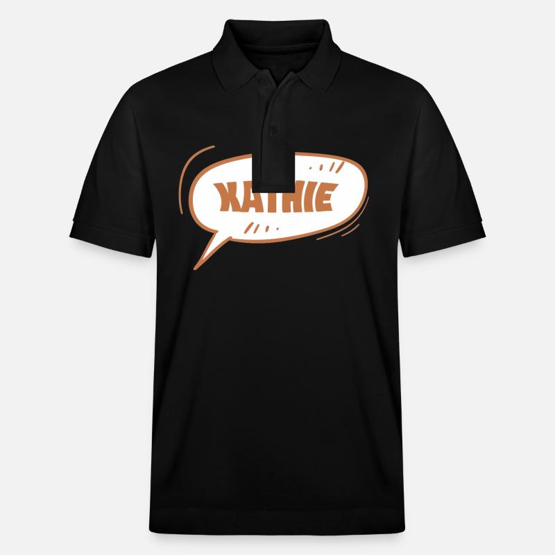 Kathie als Kathie - Stanley/Stella Unisex Bio-Poloshirt PREPSTER - Schwarz