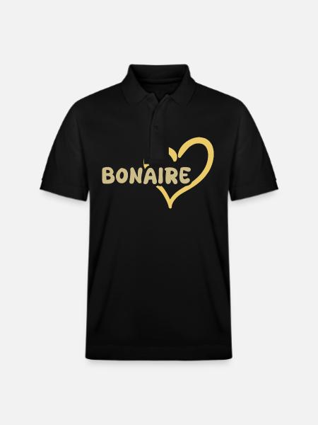 Bonaire Bonaire - Stanley/Stella Unisex Organic Polo Shirt PREPSTER - black