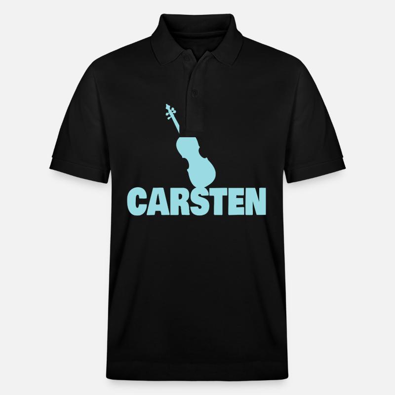 Viola Carsten - Polo PREPSTER bio Stanley/Stella Unisexe - noir
