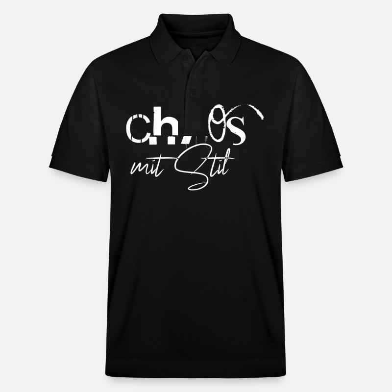 Chaos mit Stil - Stanley/Stella Unisex Bio-Poloshirt PREPSTER - Schwarz
