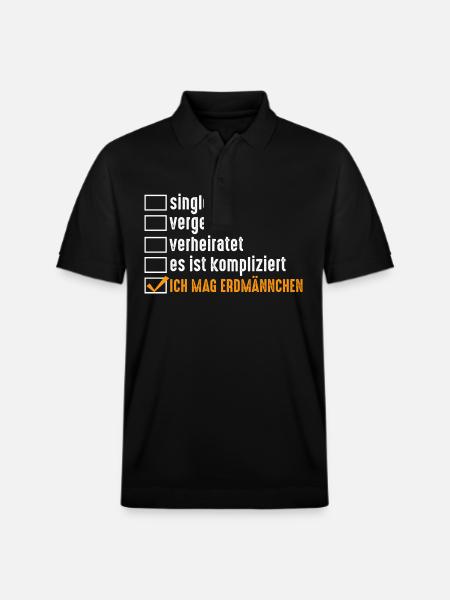Erdmännchen - Stanley/Stella Unisex Bio-Poloshirt PREPSTER - Schwarz