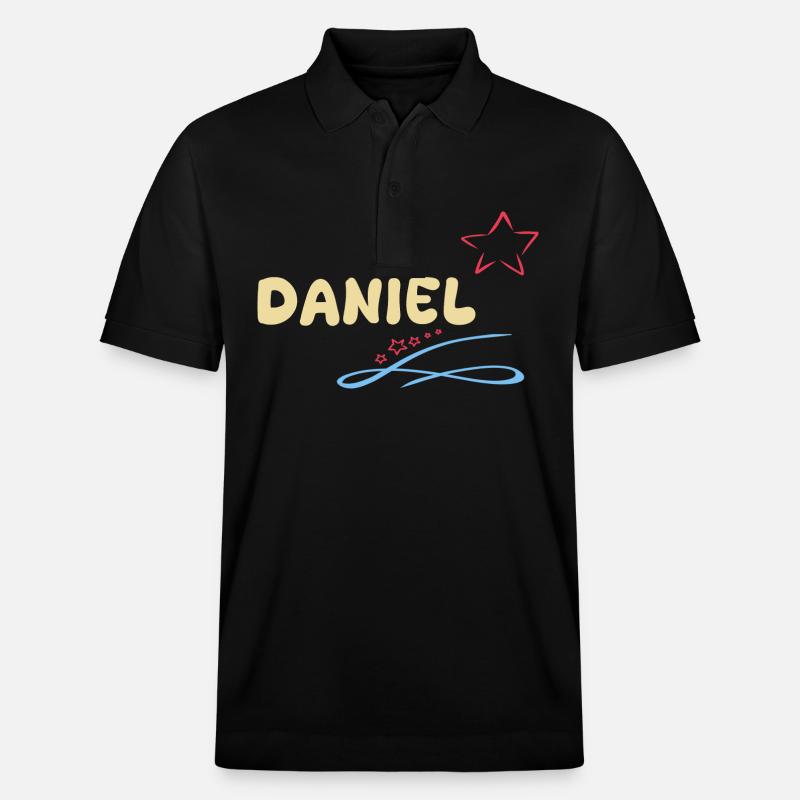 Daniel als Geschenk - Stanley/Stella Unisex Bio-Poloshirt PREPSTER - Schwarz