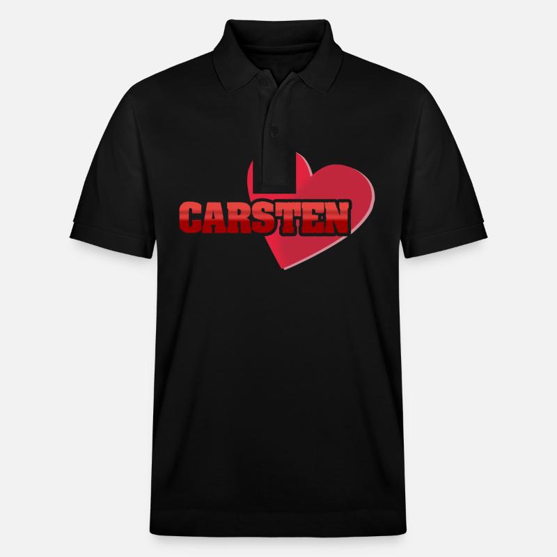 Carsten - Stanley/Stella Unisex Bio-Poloshirt PREPSTER - Schwarz