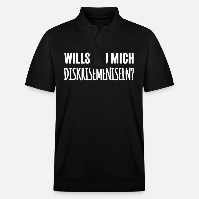 Dsikrisemeniseln - Stanley/Stella Unisex Bio-Poloshirt PREPSTER - Schwarz