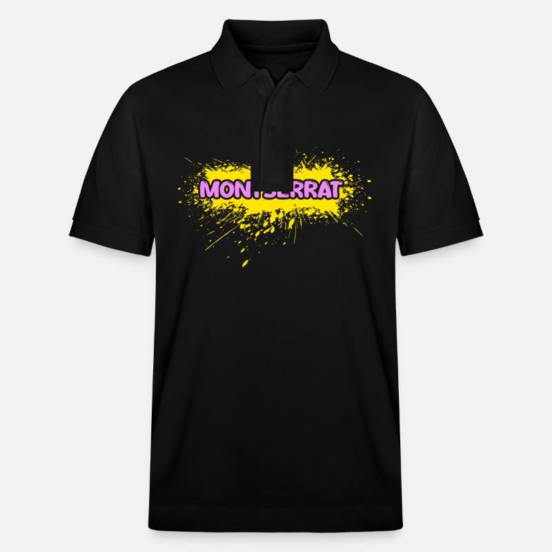Montserrat - Stanley/Stella Unisex Bio-Poloshirt PREPSTER - Schwarz