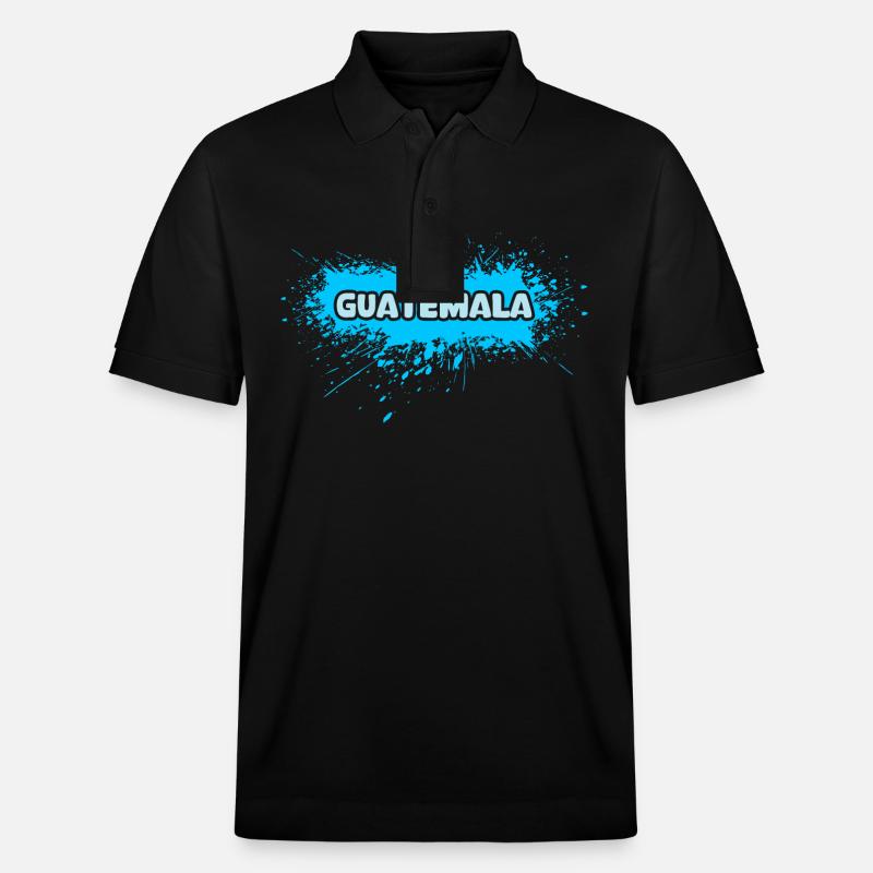 Guatemala - Stanley/Stella Unisex Bio-Poloshirt PREPSTER - Schwarz