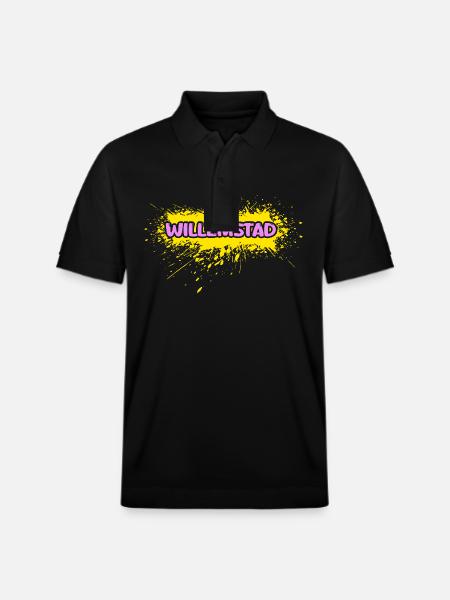 Sun Willemstad - Stanley/Stella Unisex Organic Polo Shirt PREPSTER - black