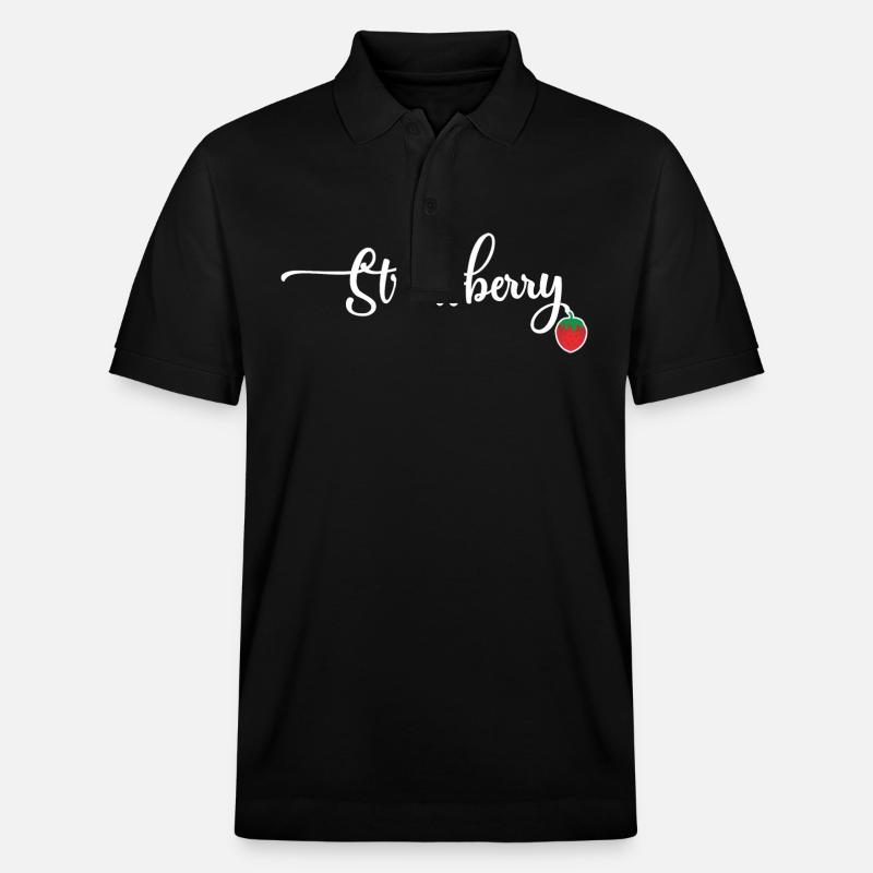 Strawberry - Stanley/Stella Unisex Bio-Poloshirt PREPSTER - Schwarz