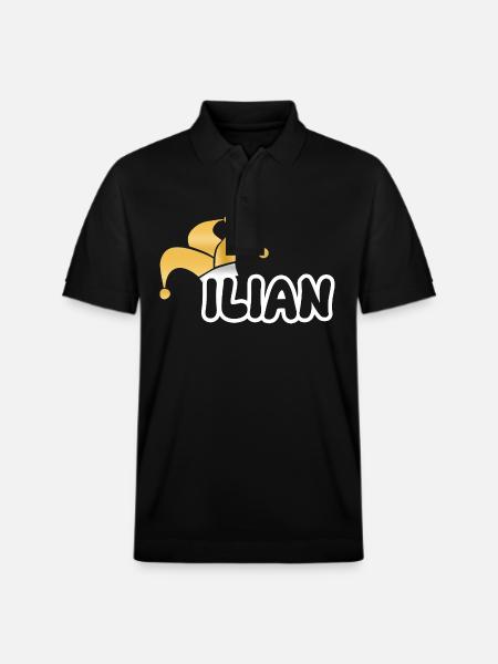 Ilian as Carnival - Stanley/Stella Unisex Organic Polo Shirt PREPSTER - black
