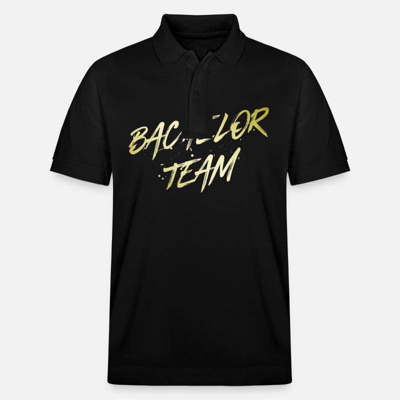 Bachelor Team - Stanley/Stella Unisex Bio-Poloshirt PREPSTER - Schwarz