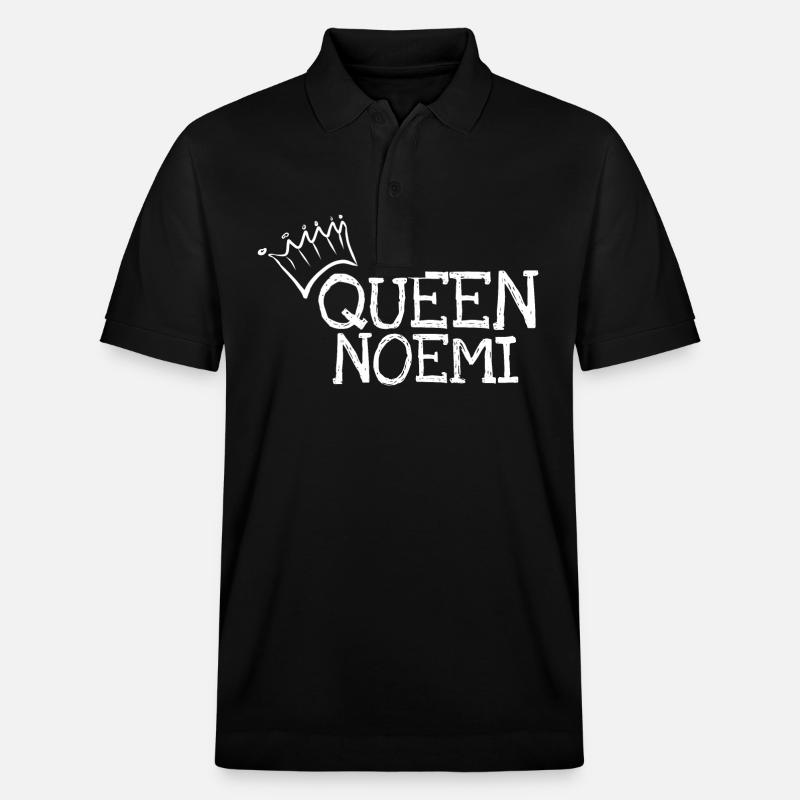 Prénom Noemi - Polo PREPSTER bio Stanley/Stella Unisexe - noir