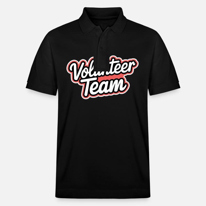 Volunteer Team 15 - Stanley/Stella Unisex Bio-Poloshirt PREPSTER - Schwarz