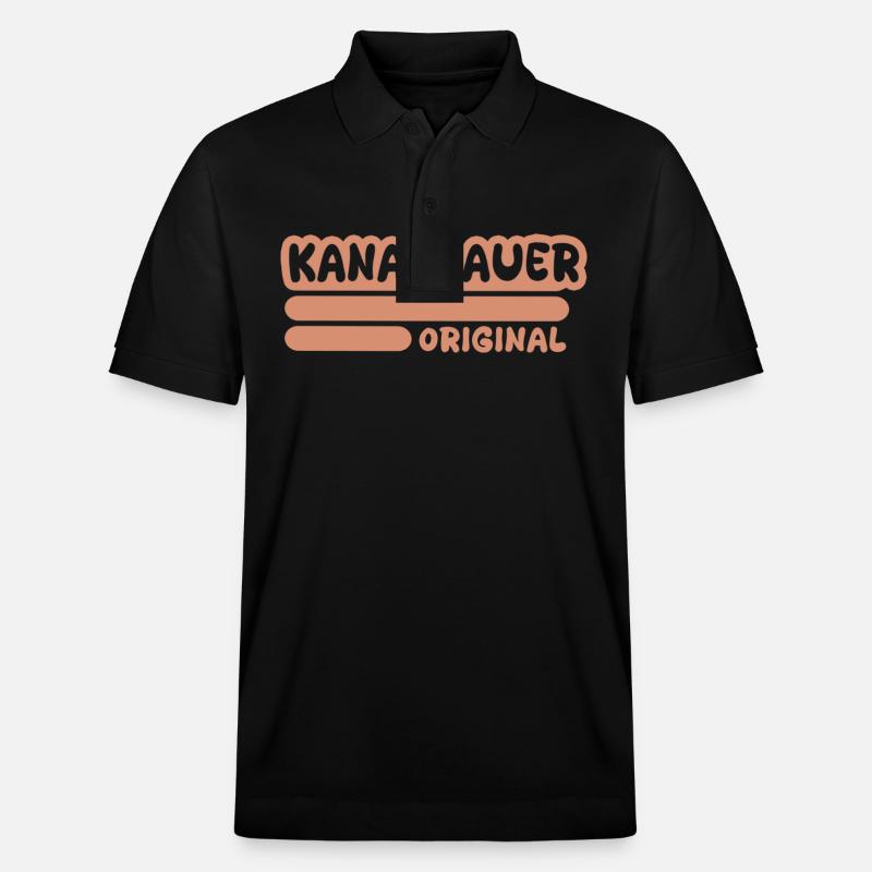 Constructeur d’égouts comme profession - Polo PREPSTER bio Stanley/Stella Unisexe - noir