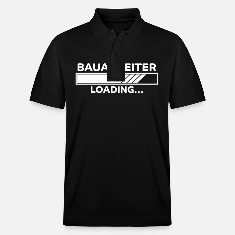 Bauarbeiter Spruch Lustiges Bauarbeiter Geschenk - Stanley/Stella Unisex Bio-Poloshirt PREPSTER - Schwarz