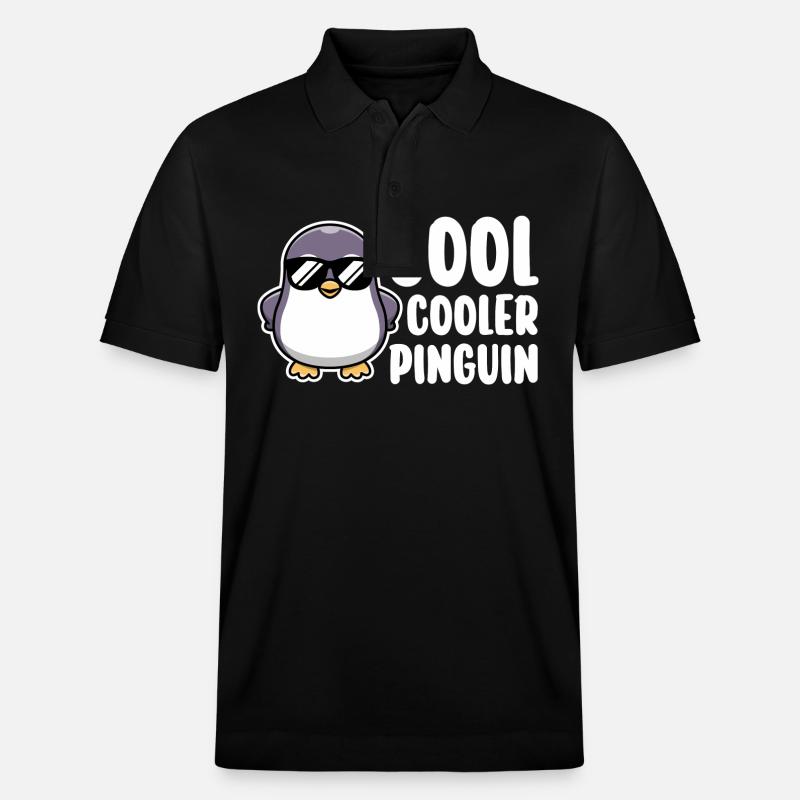 Pinguin - Stanley/Stella Unisex Bio-Poloshirt PREPSTER - Schwarz