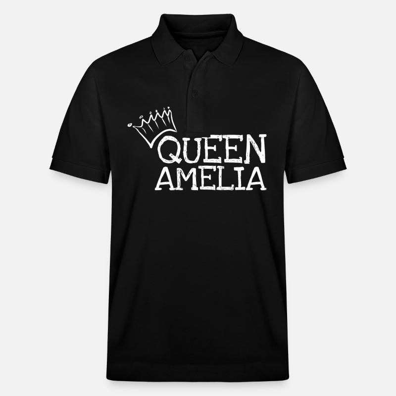 Amelia - Stanley/Stella Unisex Bio-Poloshirt PREPSTER - Schwarz