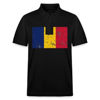 Chad - Stanley/Stella Unisex Organic Polo Shirt PREPSTER - black - Front - Roxy (174cm) & Andy (188cm)