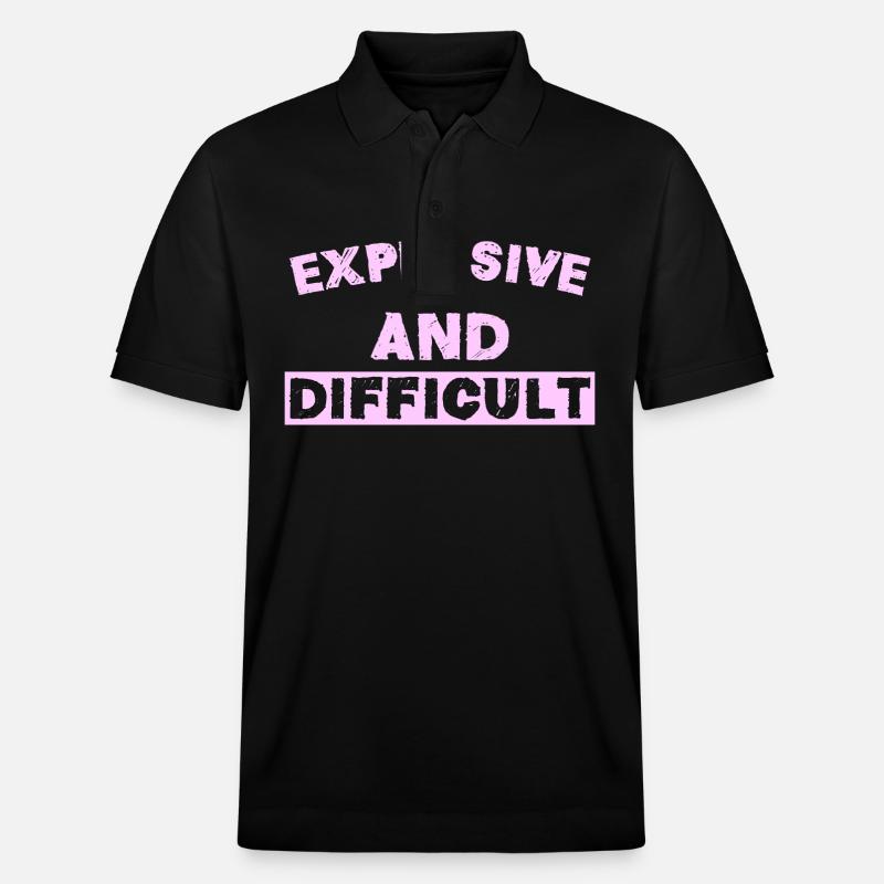 Expensive and Difficult - Stanley/Stella Unisex Bio-Poloshirt PREPSTER - Schwarz